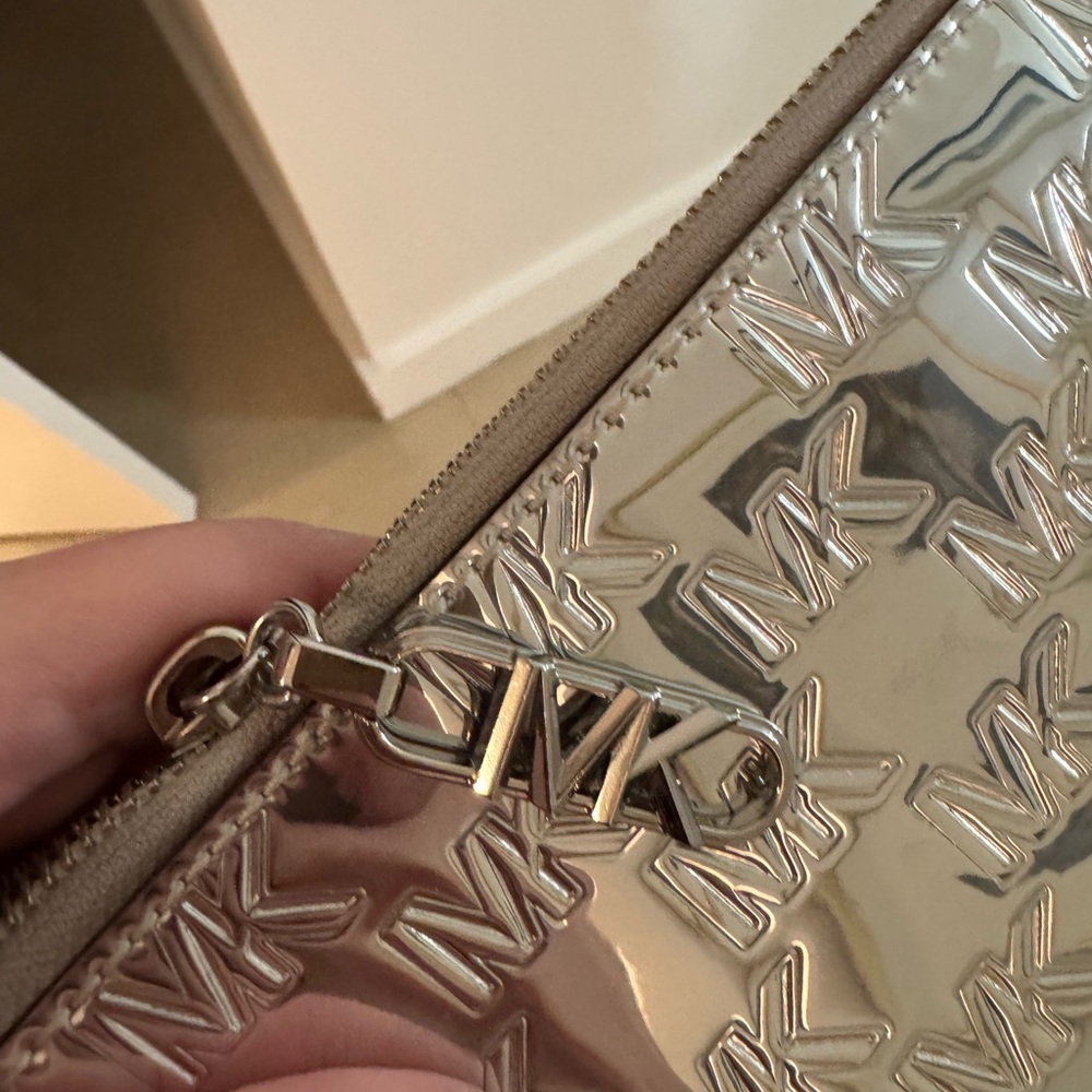 Michael Kors Silver Shoulder Bag - Picture 3 of 4